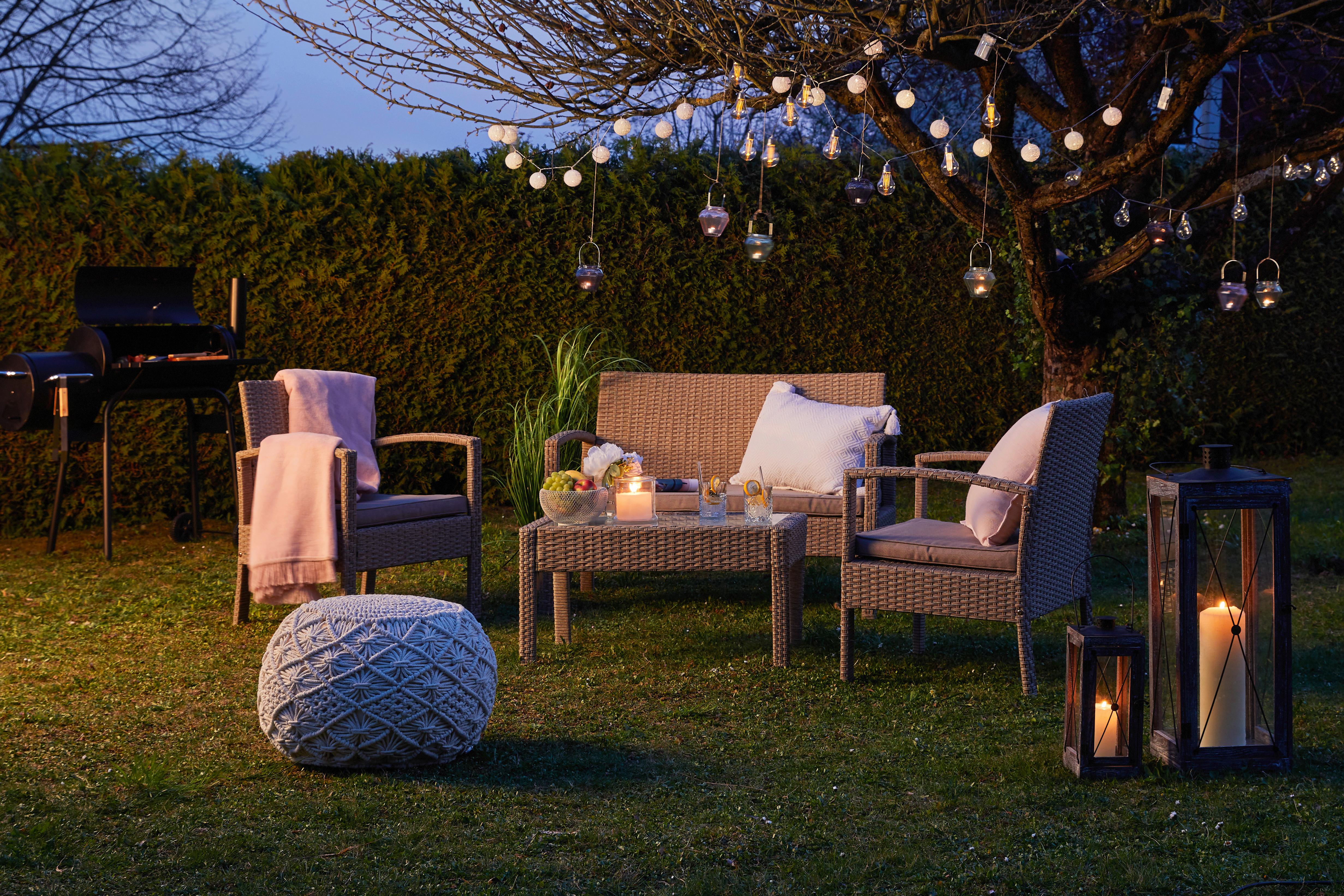 Světelný řetěz Schnurli max. 0,06 Watt, 1,7m - bílá, Romantický / Rustikální, plast (6/170cm) - Mömax