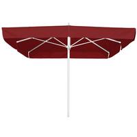 Ampelschirm Quadro LxBxH: 300x295x300 cm Bordeaux - Bordeaux/Silberfarben, Basics, Textil/Metall (300/295/300cm) - Schneider