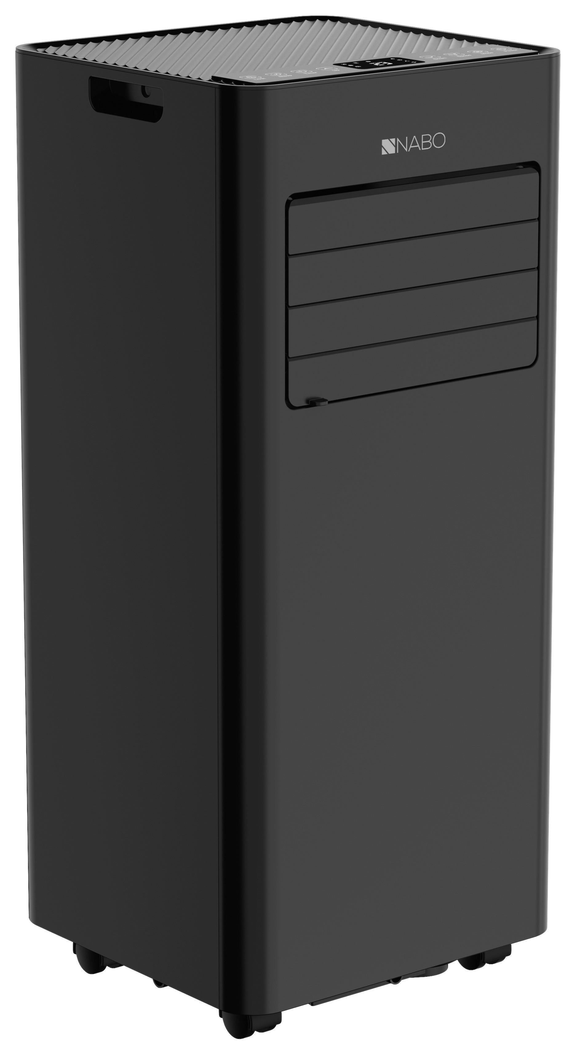 Klimaanlage 2in1 - Schwarz, Basics, Kunststoff/Metall (67,3/30,3/28,9cm) - Nabo