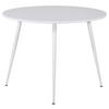 Esstisch Plaza Weiß L: 100 cm - Weiß, Design, Holzwerkstoff/Metall (100/100/75cm) - Livetastic