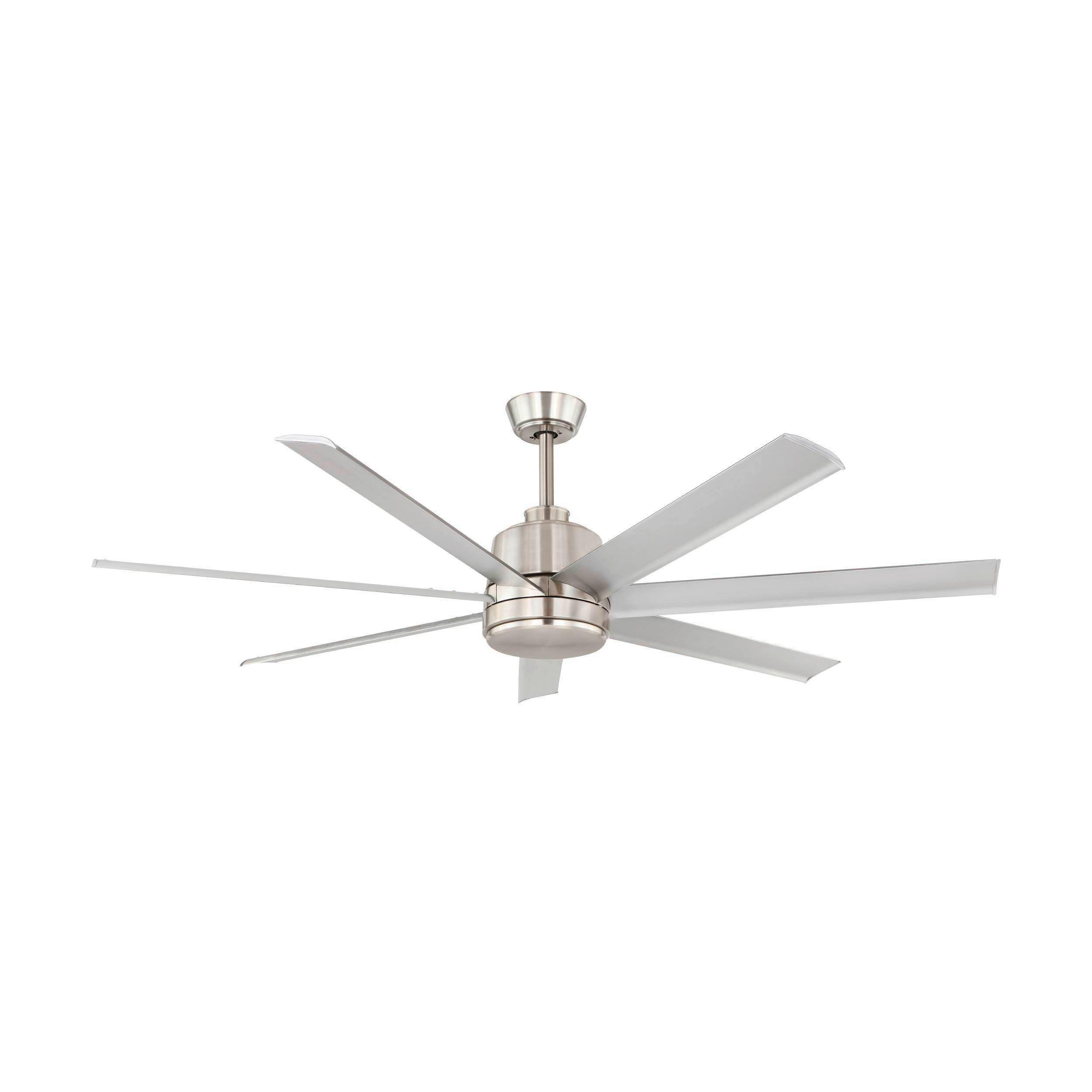 STROPNÍ VENTILÁTOR AZAR - barvy hliníku/barvy niklu, Basics, kov (152,4/41,3cm) - Eglo