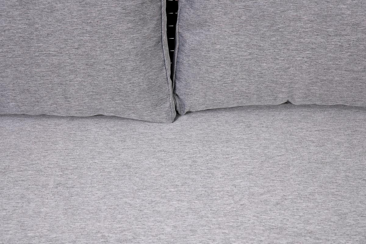 Lounge Garnitúra Vipora Jobbos - szürke, Modern, műanyag/textil (234/178cm) - Ondega