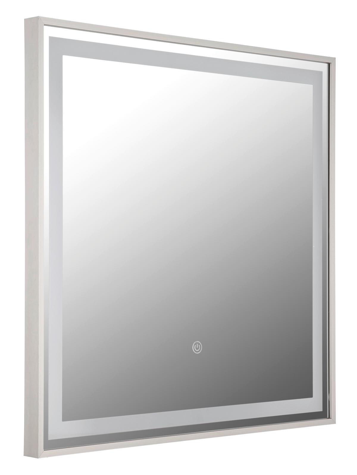 Leuchtspiegel 84037 - Basics, Glas/Kunststoff (50/50/2,8cm) - Globo