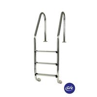 Poolleiter Leiter - Alufarben, KONVENTIONELL, Metall (42/154cm) - Gre