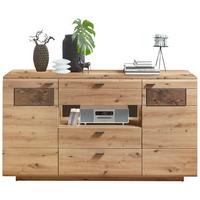 Sideboard Madera II 40a6hh20 - Eichefarben/Graphitfarben, MODERN, Holzwerkstoff (175/98/47cm) - Livetastic