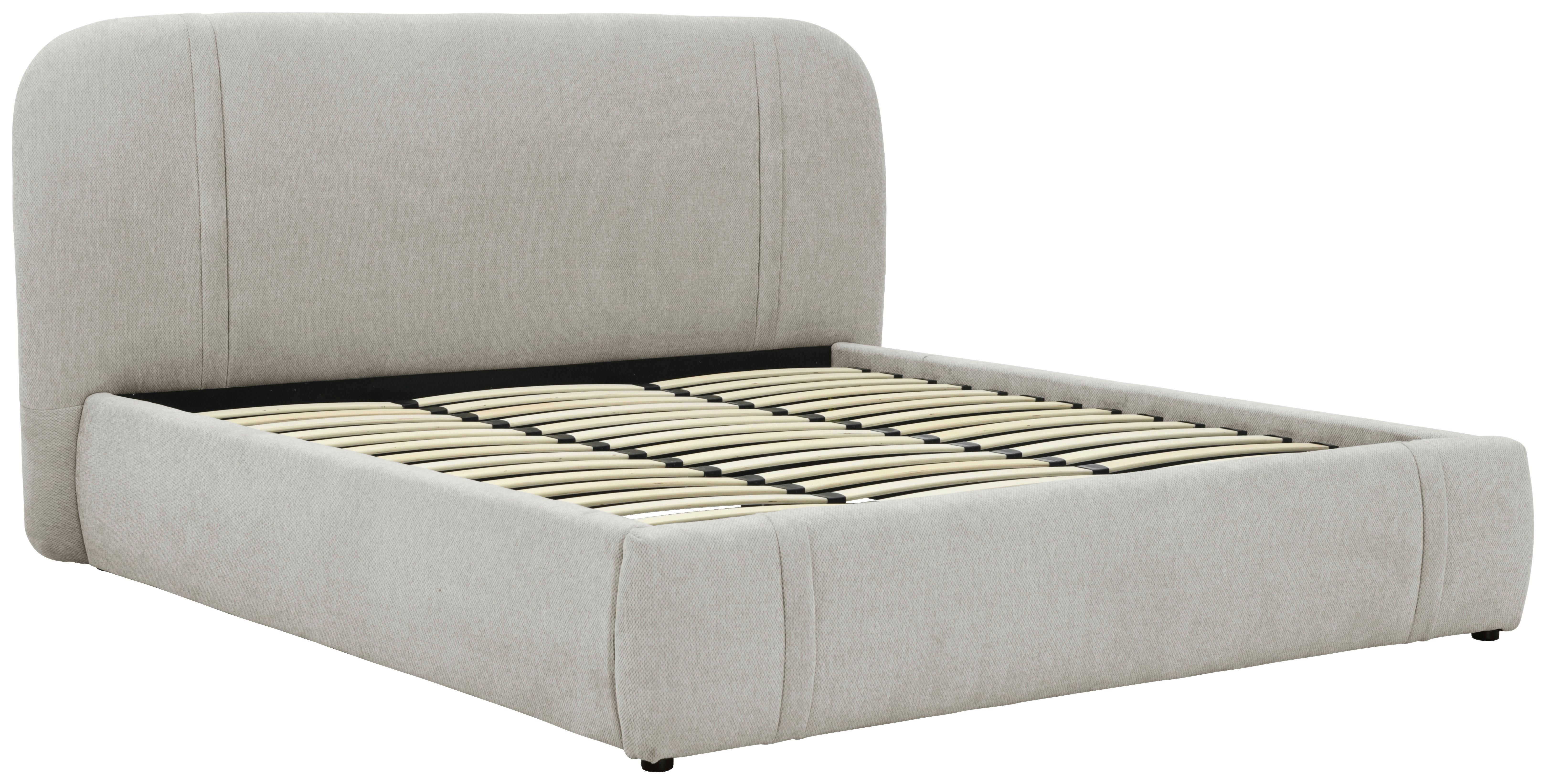 Polsterbett Leo Taupe B: 218 Cm - Taupe/Eichefarben, Design, Holz/Textil (218/114/224cm) - MID.YOU