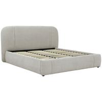 Polsterbett Leo Taupe B: 218 Cm - Taupe/Eichefarben, Design, Holz/Textil (218/114/224cm) - MID.YOU