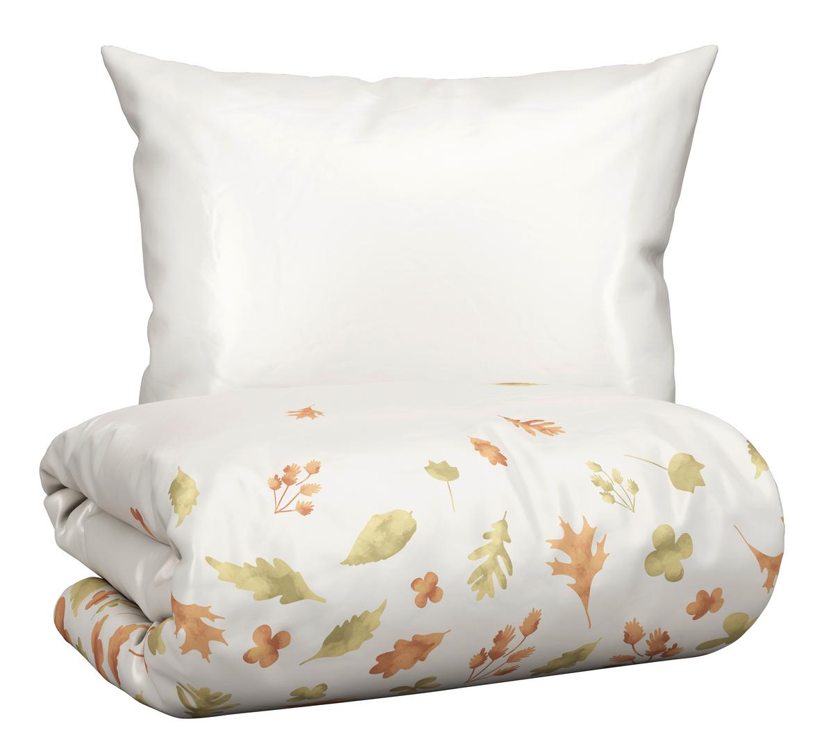 POVLEČENÍ STREUBLÄTTER - bílá, Moderní, textil (140/200cm) - Modern Living