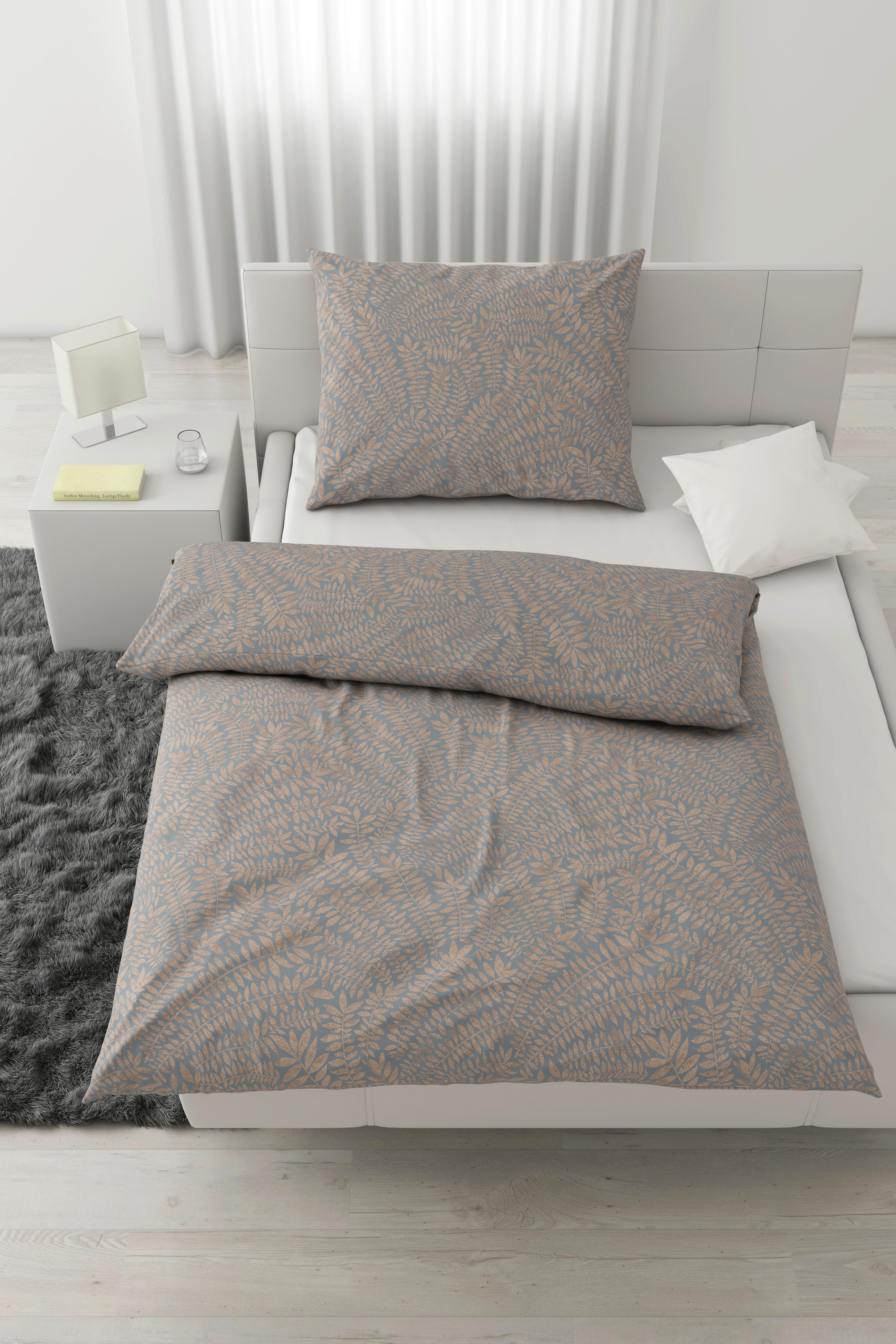 Povlečení Lorita, 70/90 140/200cm - modrá, textil (140/200cm) - Modern Living