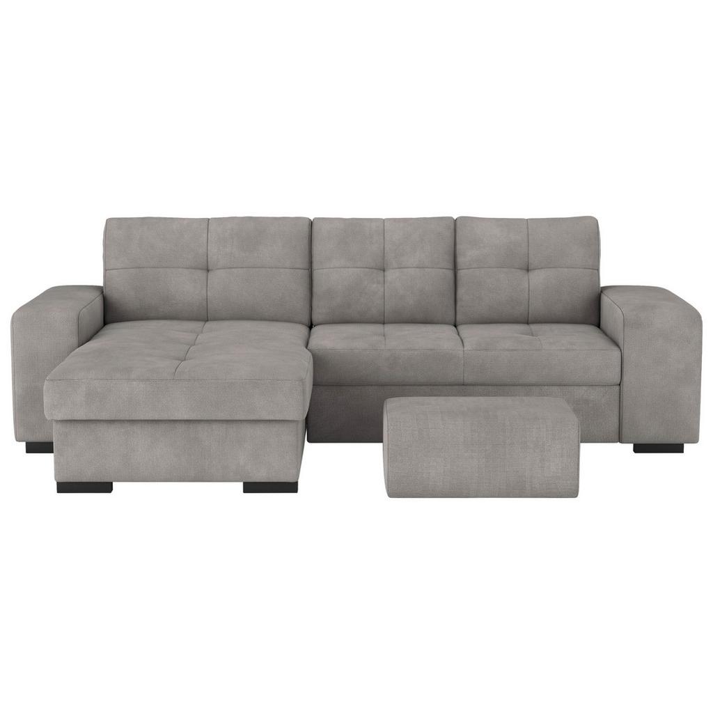 ECKSCHLAFSOFA Mattina, Grau S: 156x268 cm