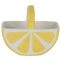 Dekoračná miska HELGA - biela/svetložltá, keramika (16/13,5/6,8cm) - Mömax