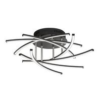 Led-deckenleuchte 21290 - Sandfarben/Schwarz, Design, Metall (55cm) - Fischer & Honsel