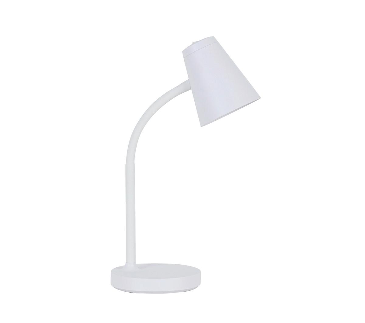 LED-Schreibtischleuchte Lura - Weiß, MODERN, Kunststoff/Metall (13/13/42cm) - Luca Bessoni