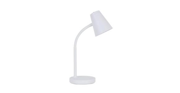 LED-Schreibtischleuchte Lura - Weiß, MODERN, Kunststoff/Metall (13/13/42cm) - Luca Bessoni