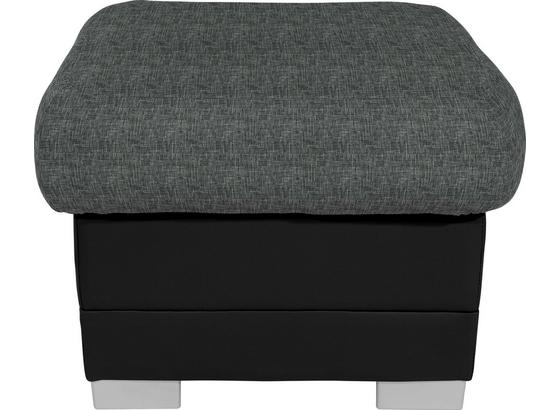 Hocker Sava - Dunkelgrau/Silberfarben, MODERN, Holz/Papier (58/44/58cm) Hocker Sava - Dunkelgrau/Silberfarben, MODERN, Holz/Papier (58/44/58cm)