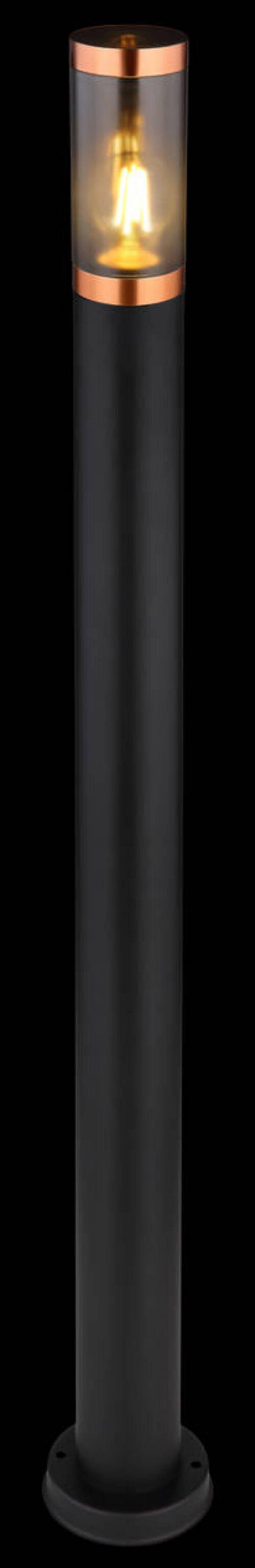 Außenleuchte 3159bc - Schwarz/Grau, Design, Kunststoff/Metall (12,7/110cm) - Globo