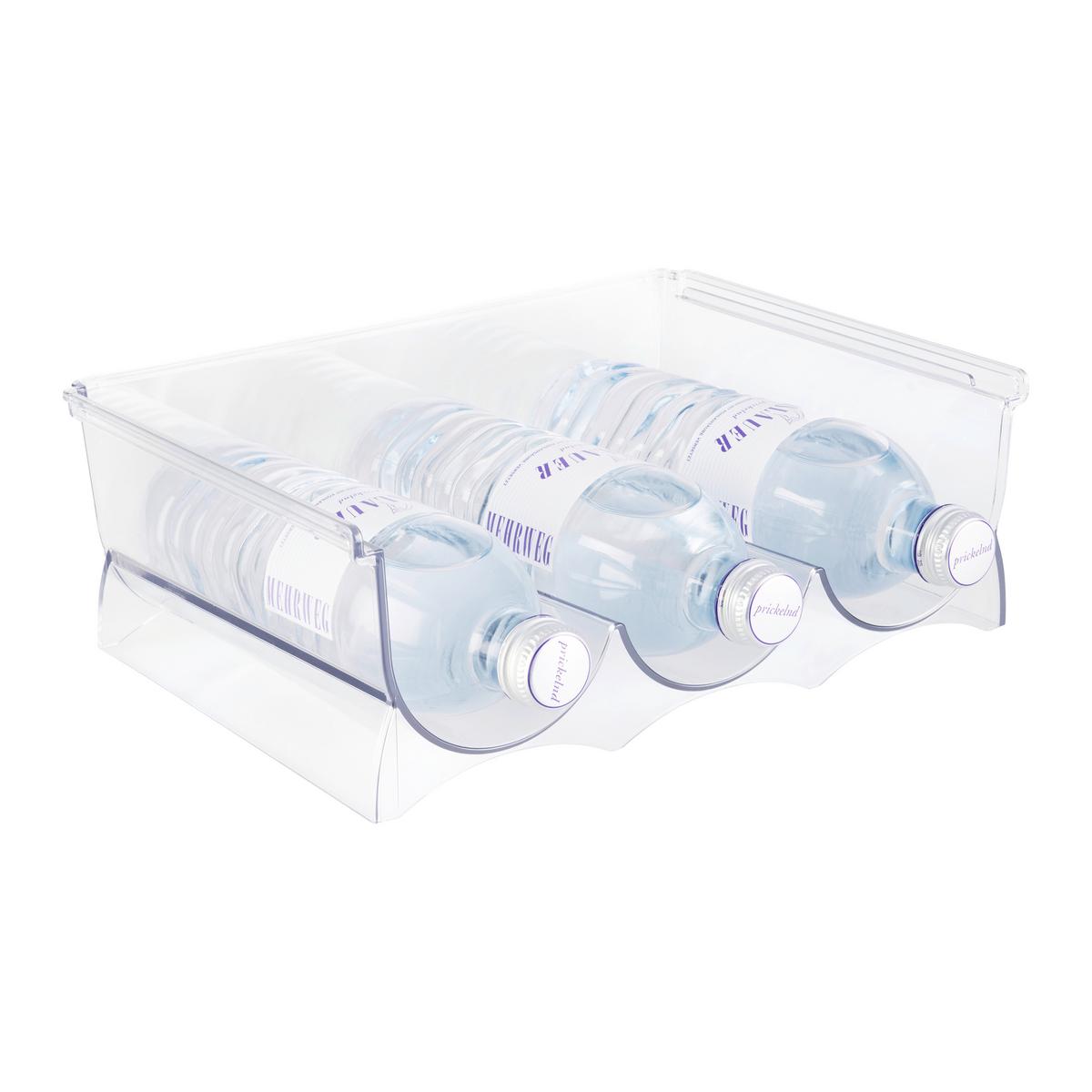 Regál na fľaše FRIDGE - priehľadné, Konventionell, plast (29,5/20/10cm) - Mömax