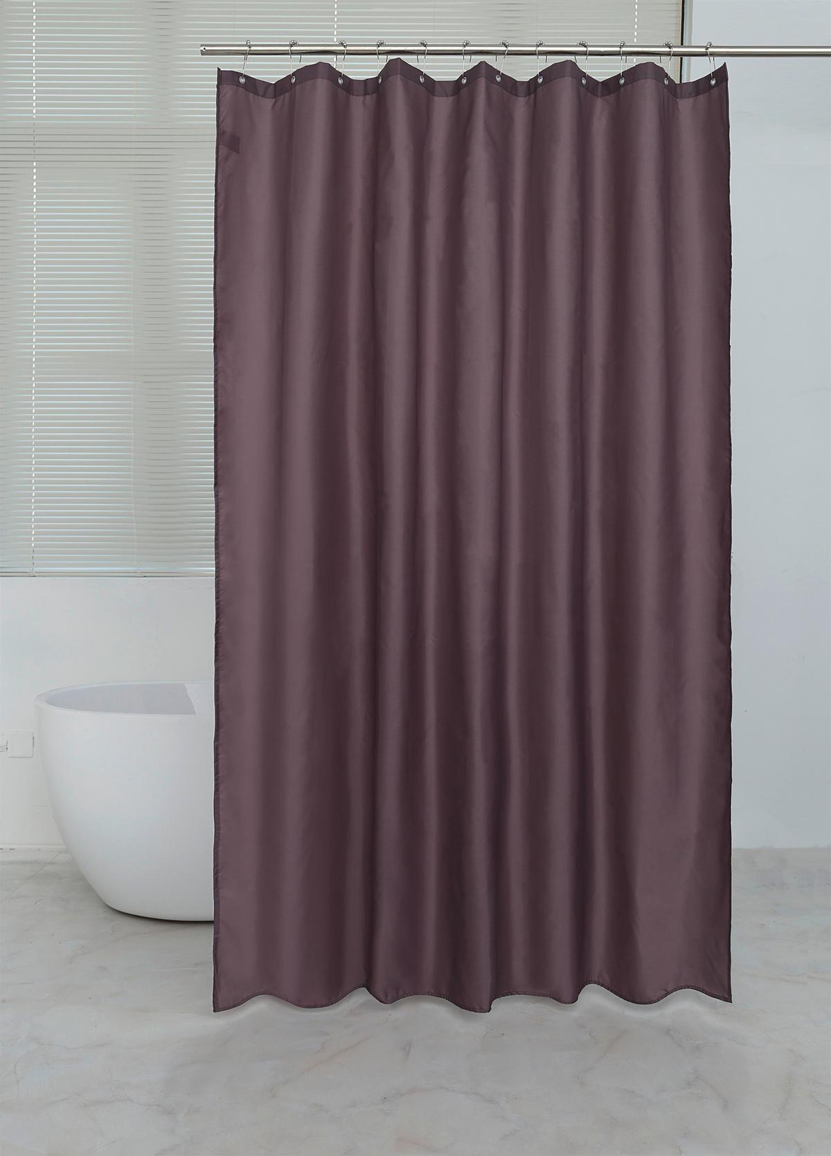 Duschvorhang Svenja Bxl: 180x200 Cm Taupe - Taupe, MODERN, Textil (180/200cm) - Luca Bessoni