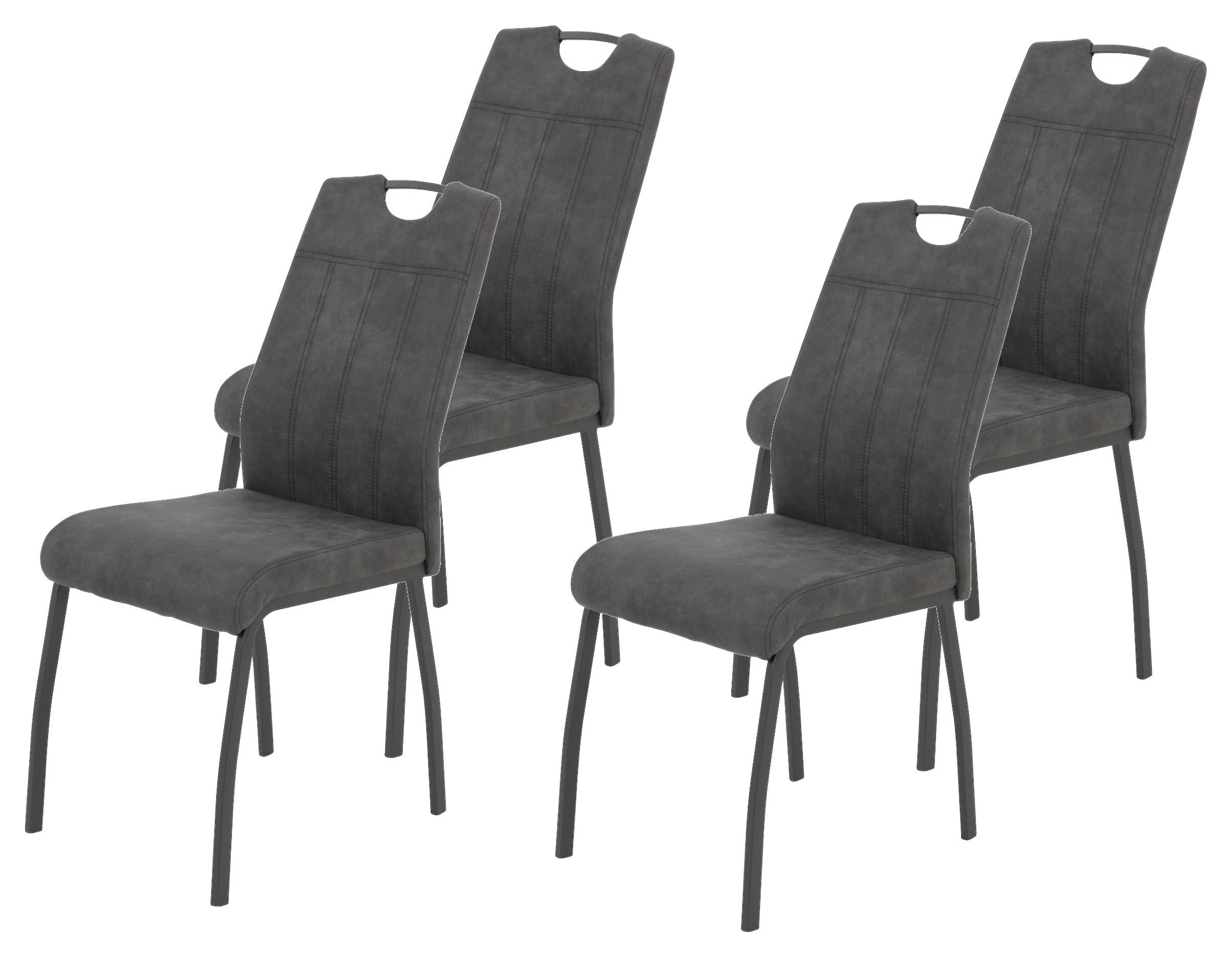 STUHL-SET Elif II S Anthrazit