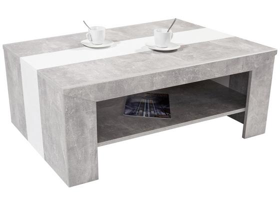 Konferenční Stolek Madras - šedá/bílá, Konvenční, kompozitní dřevo (110/40/70cm) Konferenční Stolek Madras - šedá/bílá, Konvenční, kompozitní dřevo (110/40/70cm)