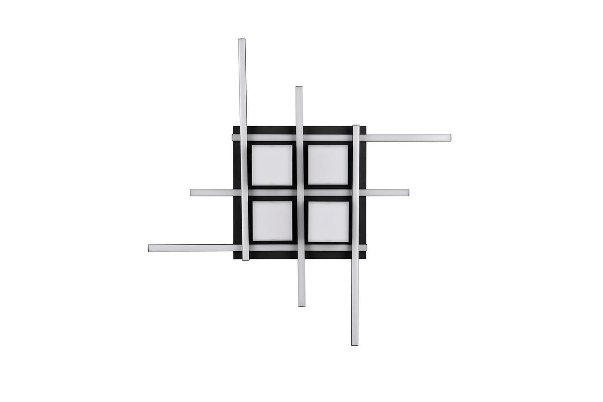 LED-Deckenleuchte 647810432 Roger - Schwarz, Design, Metall (70/11,5cm) - Trio Leuchten