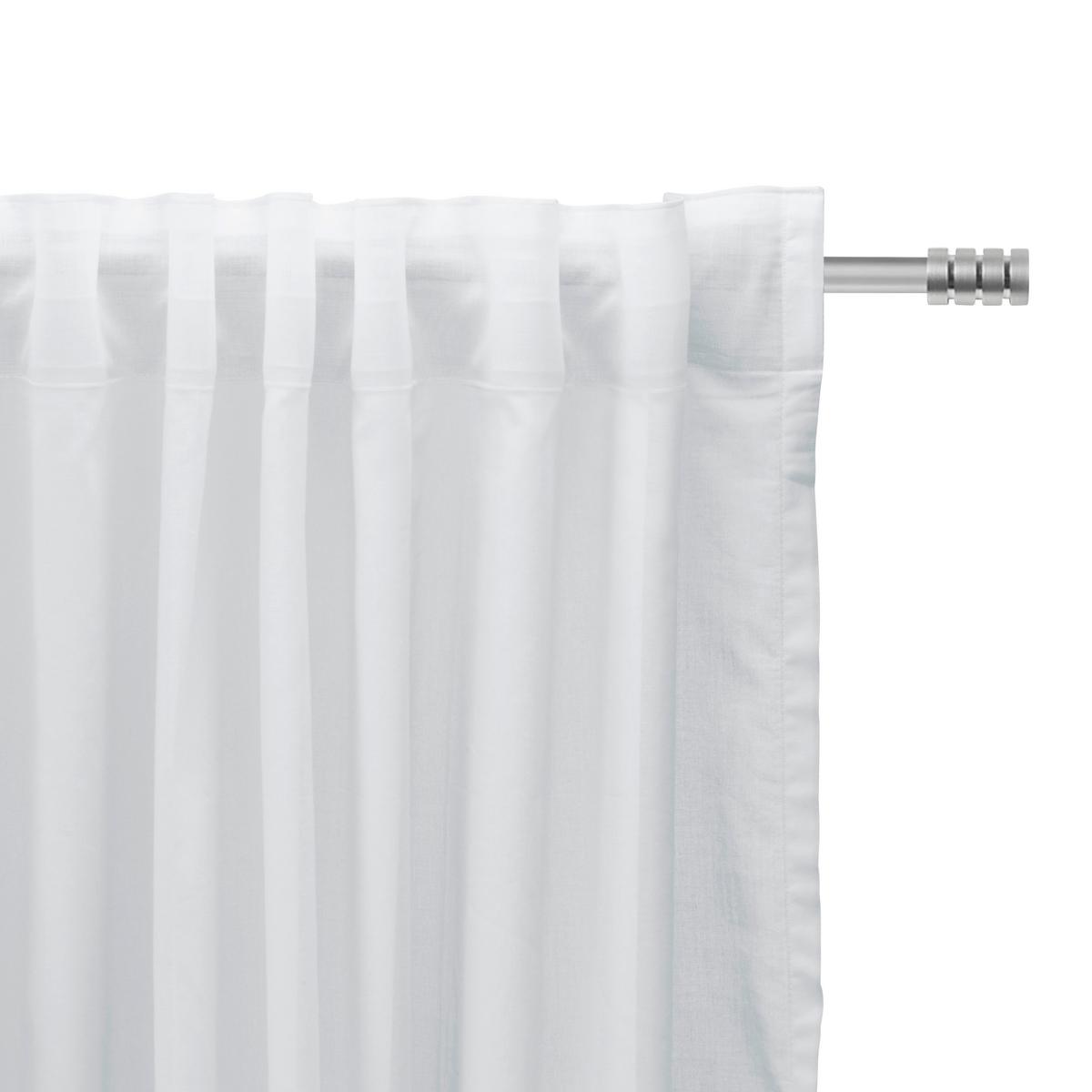 HOTOVÝ ZÁVĚS Bio-Luise, 2ks, 140/267cm - bílá, Natur, textil (140/267cm) - ecoTree