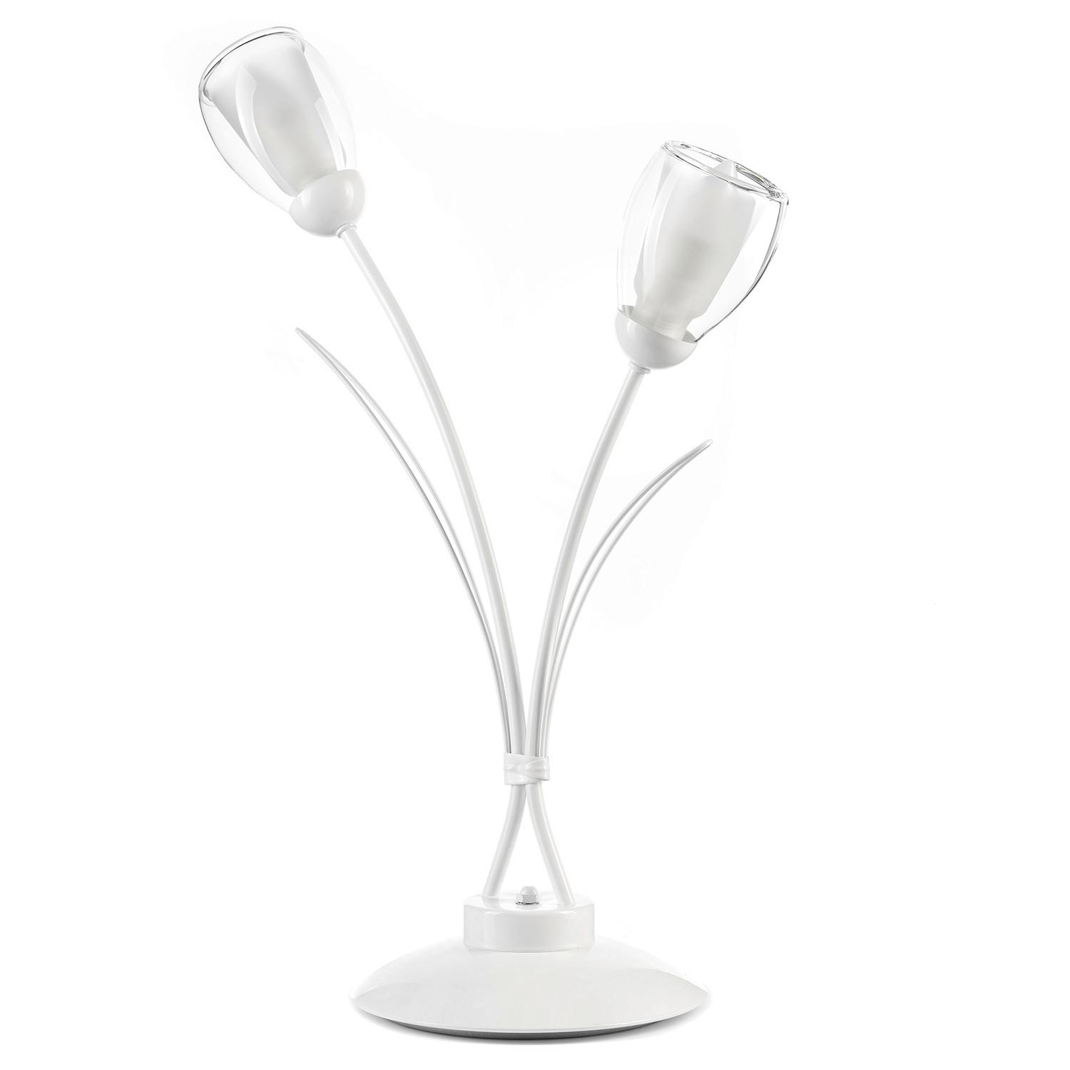 TISCHLEUCHTE Weiß L: 42 cm - Basics (42/30/60cm)