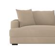 Megasofa Pelle-Megasofa - Wengefarben/Beige, Trend, Textil (261/124cm) - Luca Bessoni