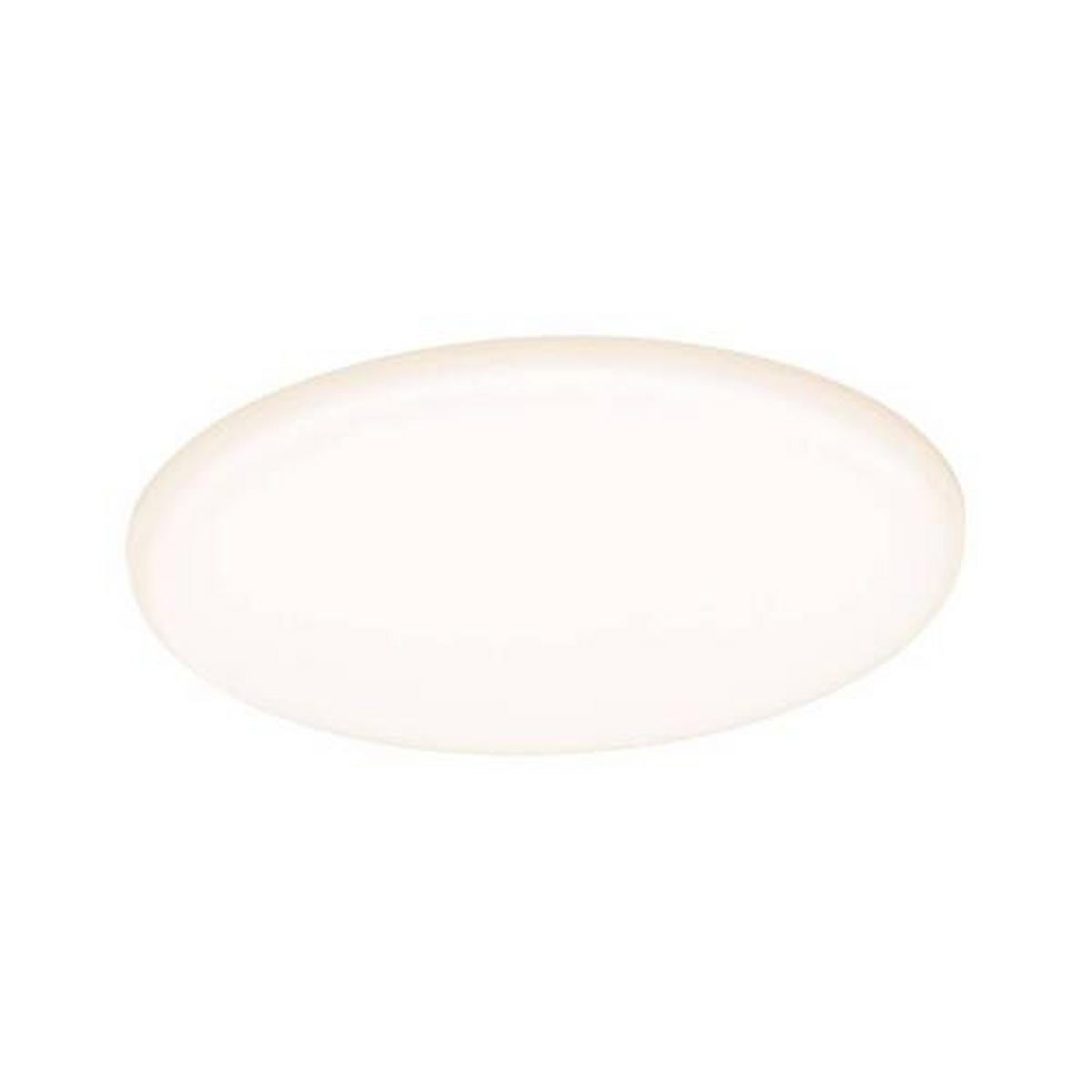 LED-Paneel Ø 18,5 cm dimmbar Rund - Weiß, Basics, Kunststoff (18,5cm) - Paulmann