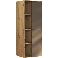 Midischrank C-line Eichefarben/anthrazit B: 50 Cm - Eichefarben/Anthrazit, MODERN, Glas/Holzwerkstoff (50/132/32cm) - Stylife