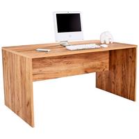 Schreibtisch B 160cm H 76cm Profi, Eiche Dekor - Eichefarben, MODERN, Holzwerkstoff (160/76/80cm) - Ondega