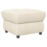 Polsterhocker Boston Creme Chenille - Creme/Schwarz, KONVENTIONELL, Textil (68/45/68cm) - Livetastic