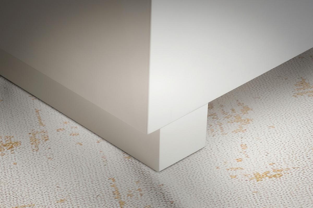 KONFERENČNÝ STOLÍK MONOBLOC - biela s vysokým leskom, Lifestyle, kompozitné drevo (60/60/35cm) - Livetastic