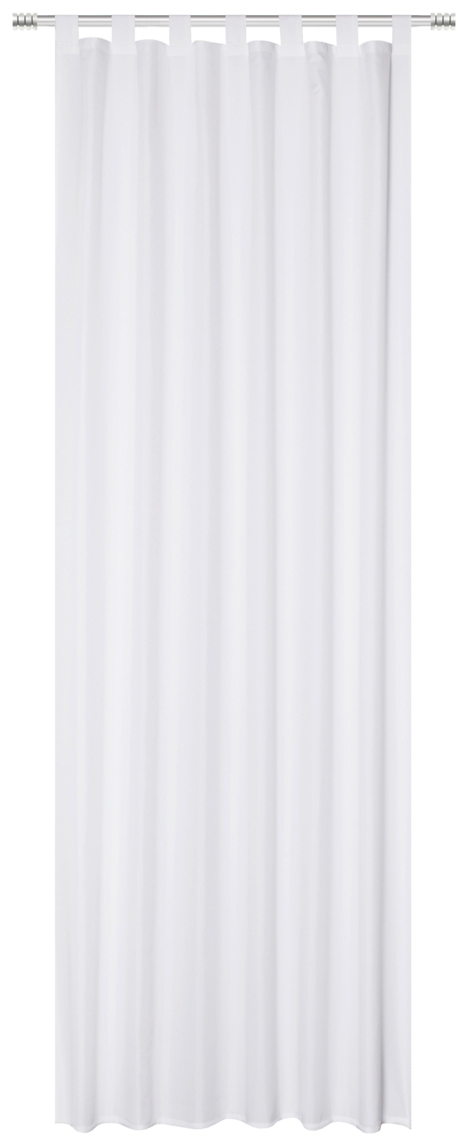 Fertigvorhang Lilliana - Weiß, MODERN, Textil (140/245cm) - Luca Bessoni