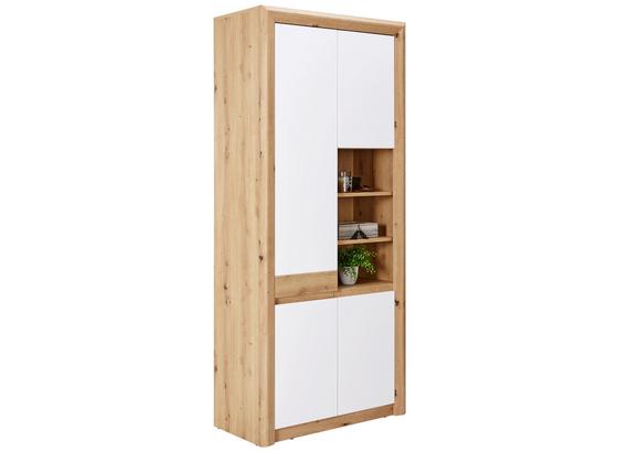 Schuhschrank Kashmir New - Eichefarben/Weiß, MODERN, Holzwerkstoff (84/192/41cm) - James Wood Schuhschrank Kashmir New - Eichefarben/Weiß, MODERN, Holzwerkstoff (84/192/41cm) - James Wood