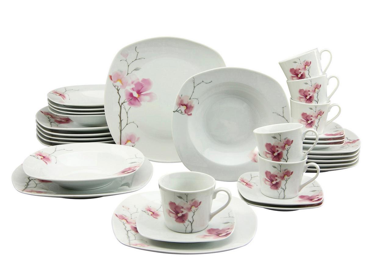 Kombiservice 20195 Amelie Aiko - Weiß, Trend, Keramik - Creatable