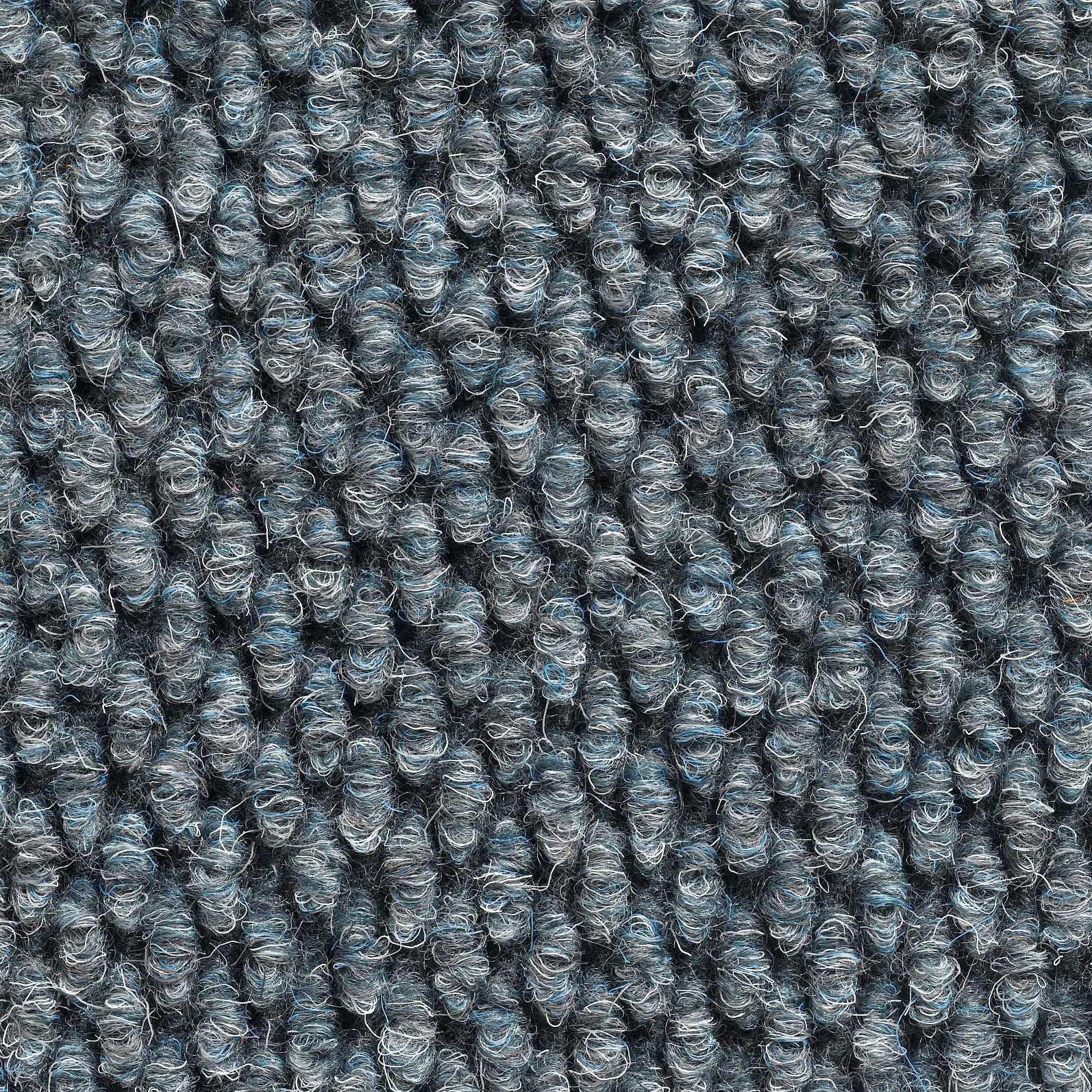 Teppichfliese Grau Calypso 50x50 Cm Florhöhe 4,2 Mm - Grau, Basics, Textil (50/50cm)