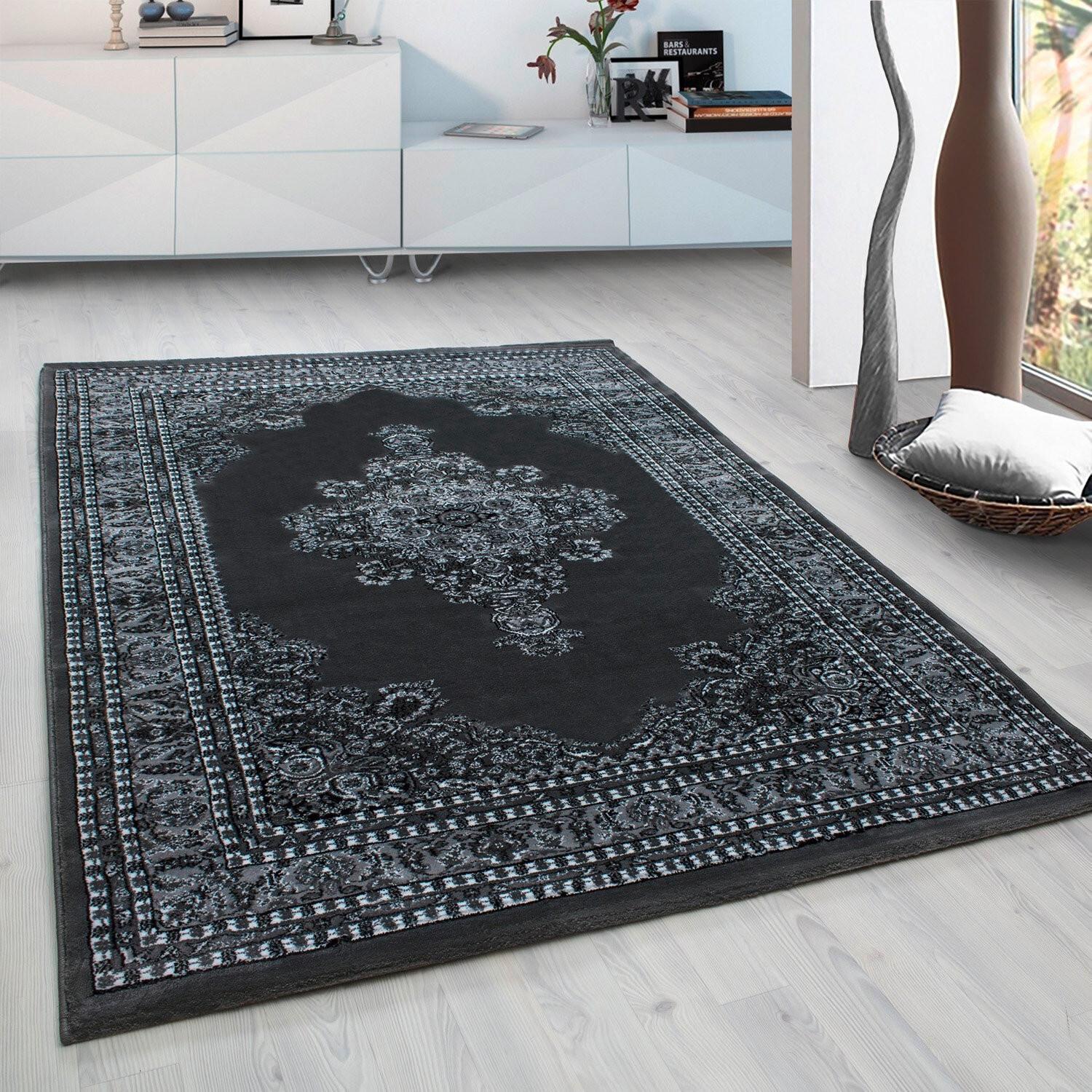 Webteppich Marrakesh - Schwarz/Grau, KONVENTIONELL, Textil (300/400cm) - Novel