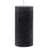 VÁLCOVÁ SVÍČKA LIA - černá, Moderní (6,8/15cm) - Premium Living