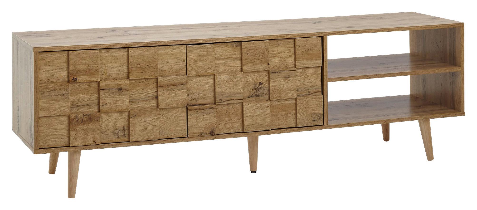 Lowboard Wohnling B: 160 cm Braun - Braun, MODERN, Holzwerkstoff (160/51/40cm) - MID.YOU