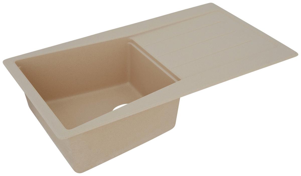 Spüle Respekta Granitspüle - Beige, Trend, Stein (86/20/50cm) - Respekta