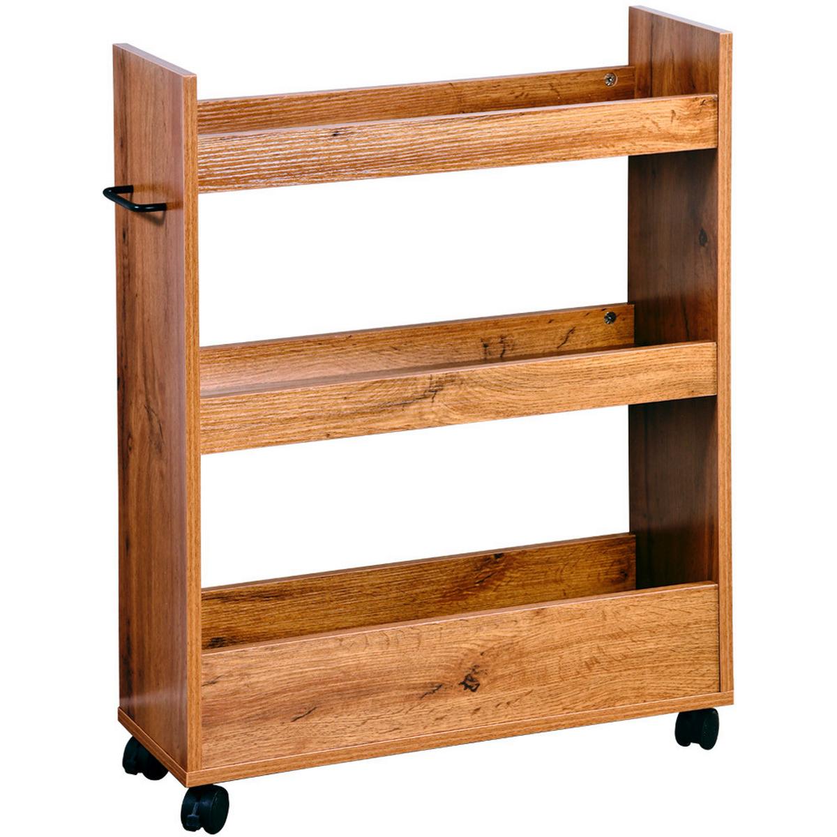 Allzweckwagen Eichefarben B: 60 Cm - Eichefarben, Basics, Holzwerkstoff (60/78/22cm) - Kesper