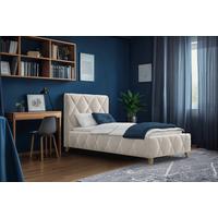 Polsterbett Trivio 90x200 cm Creme - Creme, MODERN, Holz/Holzwerkstoff (90/200cm) - MID.YOU