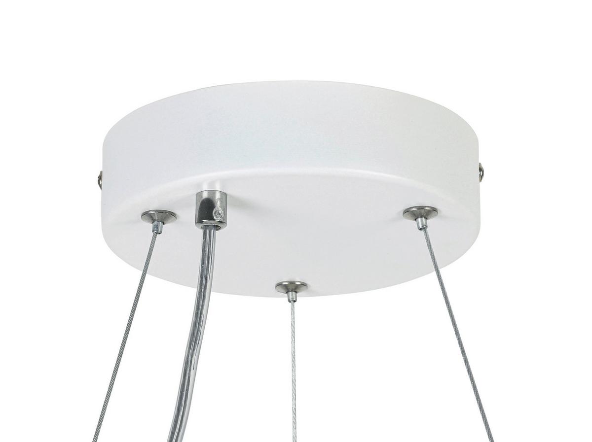 ZÁVESNÉ LED SVIETIDLO SANDL - biela/chrómová, Modern, kov/plast (60/120cm) - Mömax