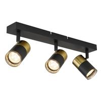 Strahler 57850-3 - Dunkelgrau/Schwarz, Design, Kunststoff/Metall (41/6/12cm) - Globo