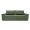 3-Sitzer-Sofa Josh Olivgrün - Schwarz/Olivgrün, Basics, Textil (239/85/86cm) - MID.YOU