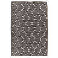 Flachwebteppich My Nordic 871 - Grau, Design, Textil (120/170cm) - Obsession