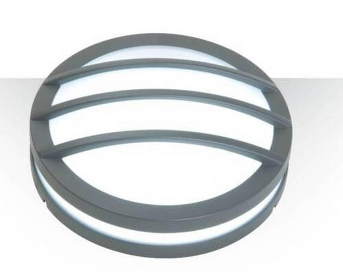 Außenleuchte Seine 60 Watt, Kunststoff - Anthrazit/Weiß, Design, Kunststoff/Metall (26,00/10,20cm)