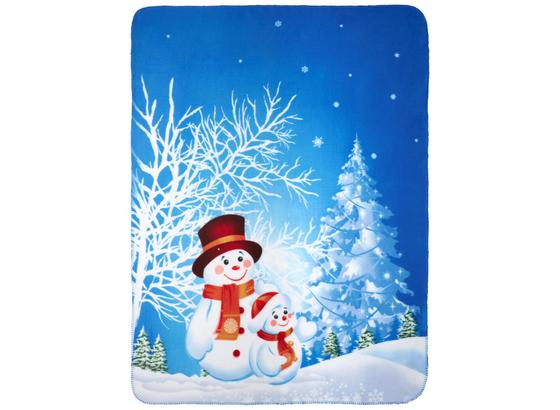 Fleecedecke Navidad - Blau, Textil (130/170cm) Fleecedecke Navidad - Blau, Textil (130/170cm)