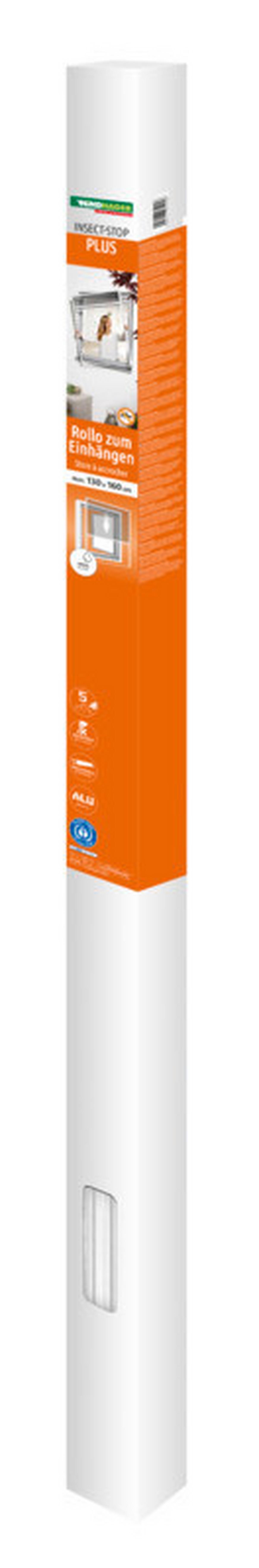 Rollo Is Plus Einhängerollo Weiss - Weiß, Basics (130/160cm)